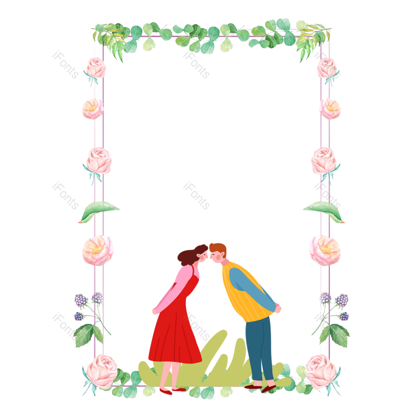 边框图片,元素元素,520PNG,浪漫边框免抠素材